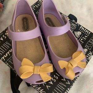 Mini Melissa lavender shoes